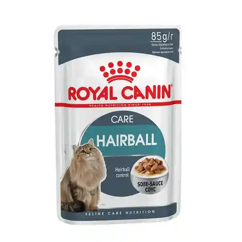 پوچ گربه رویال کنین مدل Hairball وزن 85 گرم