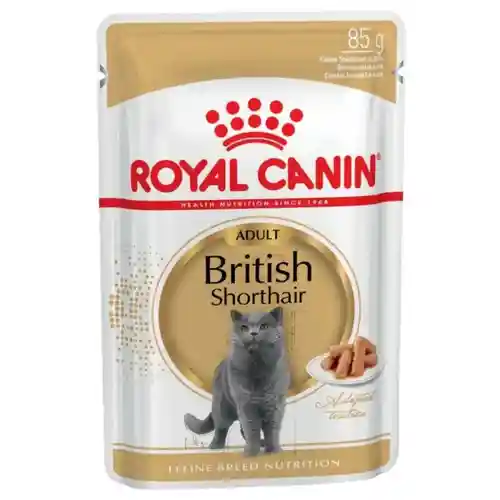 پوچ گربه رویال کنین مدل British shorthair وزن 85 گرم بسته دو عددی