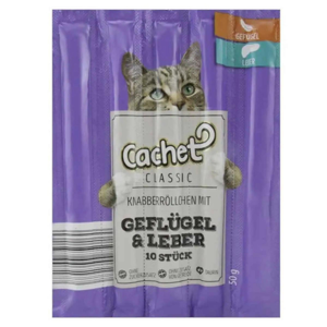 اسنک تشویقی گربه کچت مدل New Geflugel And Leber بسته 5 عددی