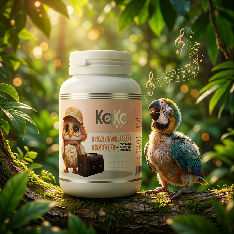 سرلاک پرندگان کاکو مدل Vitamineral وزن 250 گرم