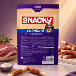 تشویقی سگ اسنکی مدل Chewbone Wrapped Munchy Stick با طعم اردک بسته 10 عددی وزن 120 گرم
