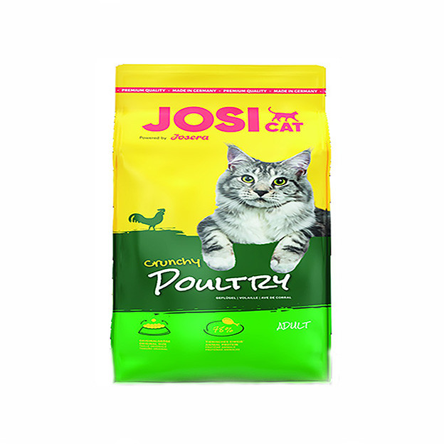غذای خشک گربه جوسرا مدل Josi Cat Crunchy Poultry با طعم مرغ وزن 18 کیلوگرم