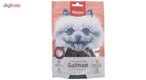 تشویقی ونپی مدل Salmon Fish Shape Bites با طعم ماهی سالمون وزن 100 گرم