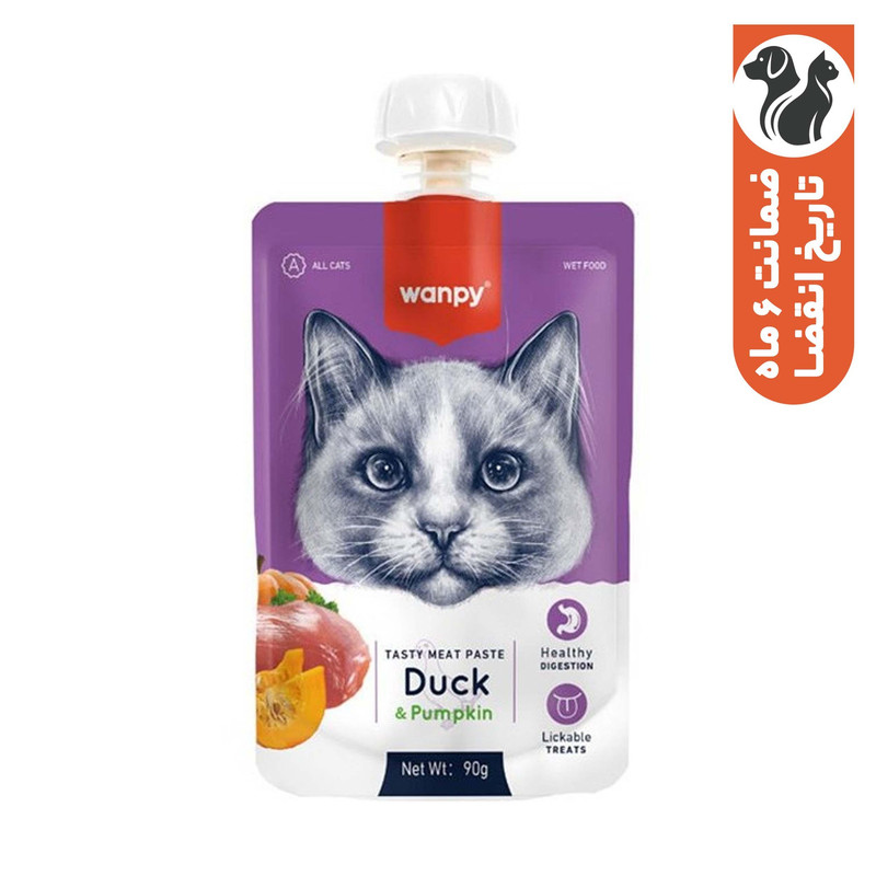 پودینگ گربه ونپی مدل Duck وزن 90 گرم