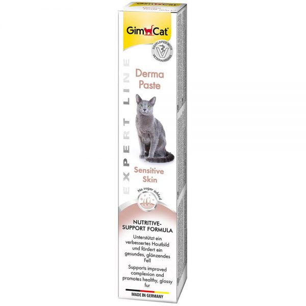 خمیر مالت گربه جیم کت مدل Derma Paste تقویت پوست و مو وزن 50 گرم