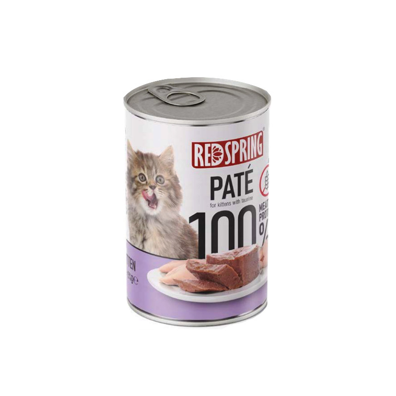 کنسرو غذای بچه گربه رداسپرینگ مدل Kitten Pate وزن 400 گرم بسته 6 عددی