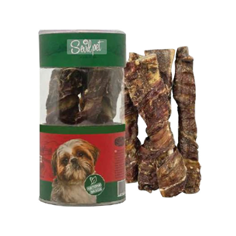 تشویقی سگ مدل Small Rawhide Bone Wrap طعم گوشت گاو وزن 100 گرم