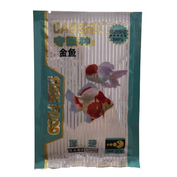 غذا ماهی کاسیل مدل GOLDFISH وزن 20 گرم بسته 12 عددی