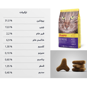 غذای خشک گربه جوسرا مدل Culinesse ضد گلوله مویی وزن 10 کیلوگرم