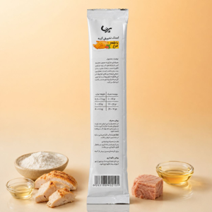 بستنی گربه پرسا مدل Creamy طعم مرغ وزن 20 گرم
