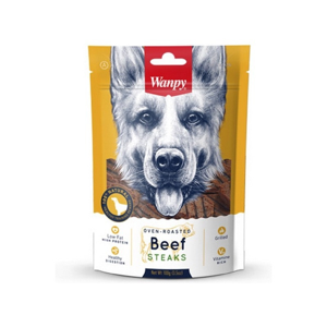 تشویقی سگ ونپی مدل Beef Steaks با طعم گوشت گاو وزن 100 گرم