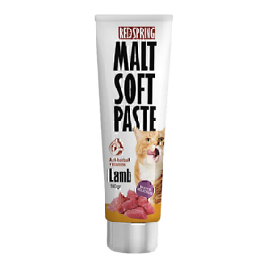 خمیر مالت گربه رداسپرینگ مدل Malt Soft Paste Lamb با طعم گوشت بره بسته 2 عددی