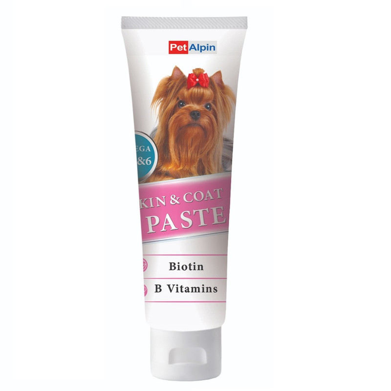 خمیر تشویقی سگ پتالپین مدل skin-coat وزن 110 گرم