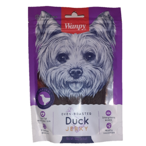 تشویقی سگ ونپی مدل Duck Jerky با طعم اردک وزن 100 گرم