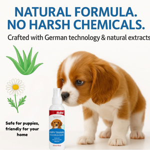 قطره توله سگ بایولاین مدل تعلیم ادرار Puppy Training Spray حجم 120 میلی‌لیتر
