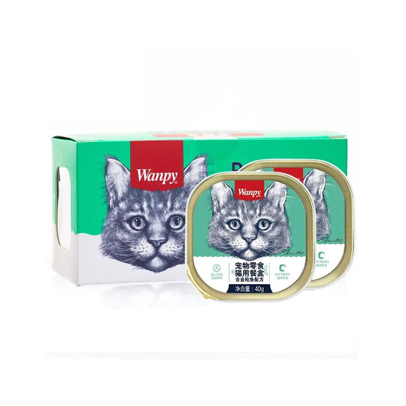 پوچ گربه بالغ ونپی مدل سفارش چین بافت موس با طعم ماهی تن وزن 40 گرم بسته 6 عددی