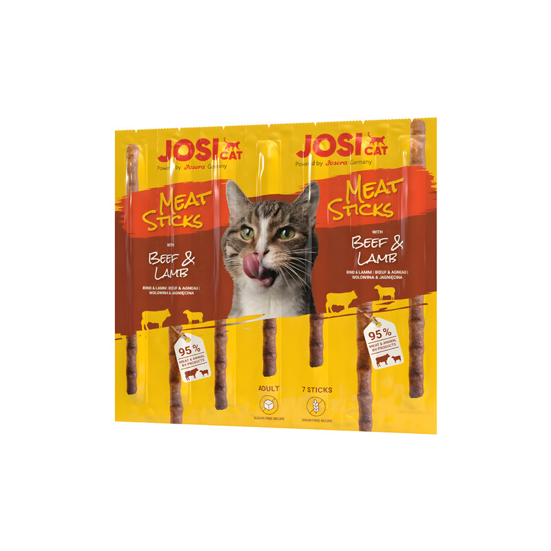 تشویقی مدادی گربه جوسرا مدل Meat Sticks طعم گوشت گاو و بره وزن 35 گرم
