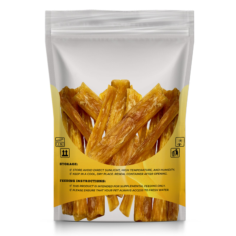 تشویقی سگ لوریتا مدل DRIED BEEF TENDONS وزن 100 گرم