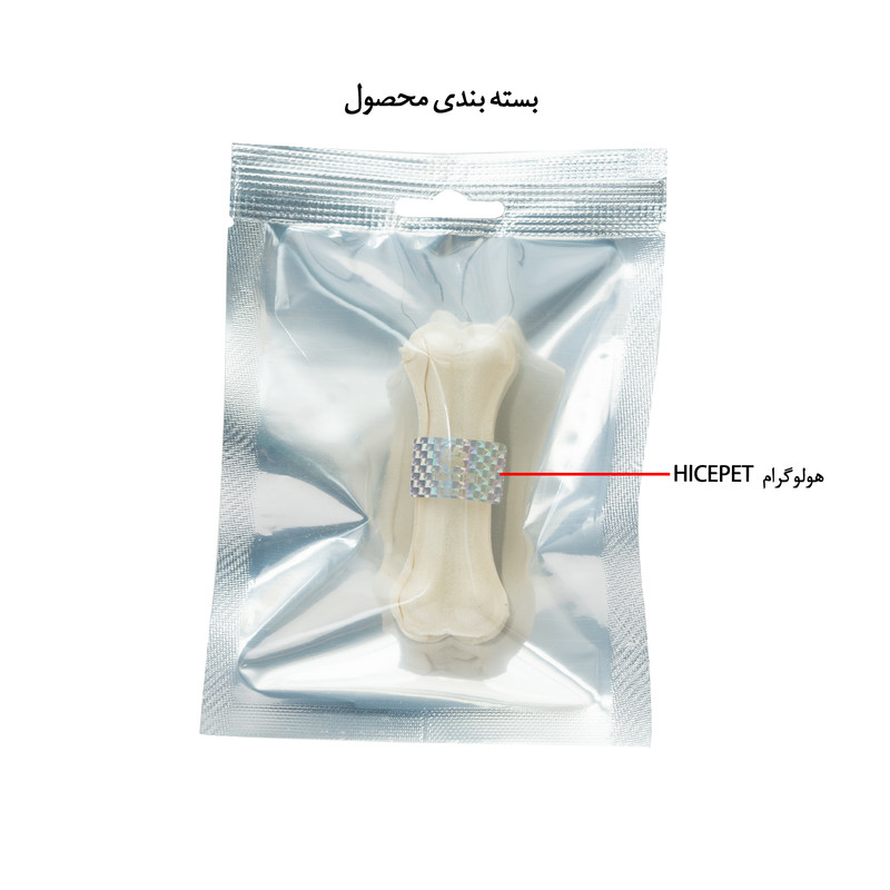 تشویقی سگ مدل HICE PET طعم استخوان فلورایدی وزن 20 گرم