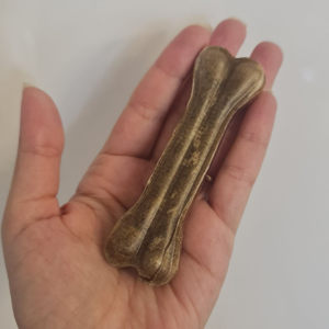 تشویقی سگ طرح استخوان ژلاتینی مدل 10 cm وزن 150 گرم بسته 5 عددی