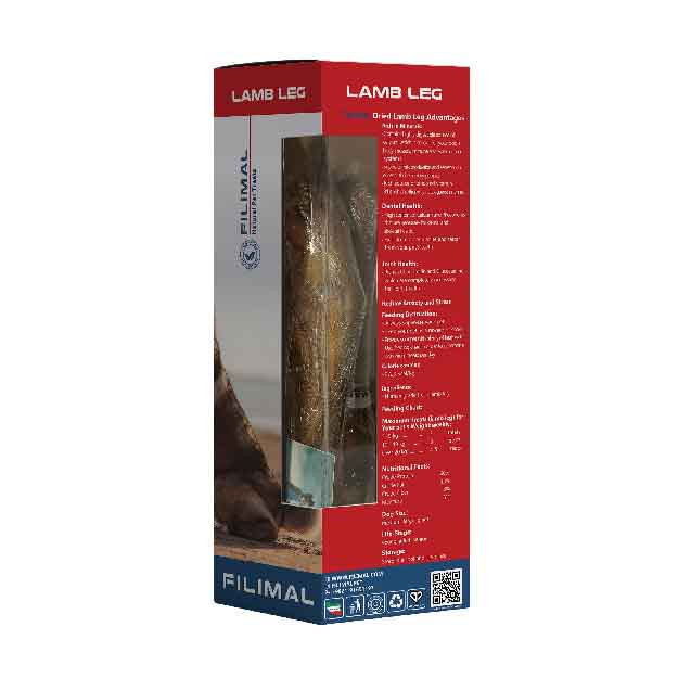 تشویقی سگ فیلی مال مدل Lamb Leg وزن 230 گرم بسته 2 عددی