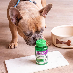 قرص مکمل سگ ویتابیوتیکس مدل  SuperDog Health Vitality بسته 60 عددی