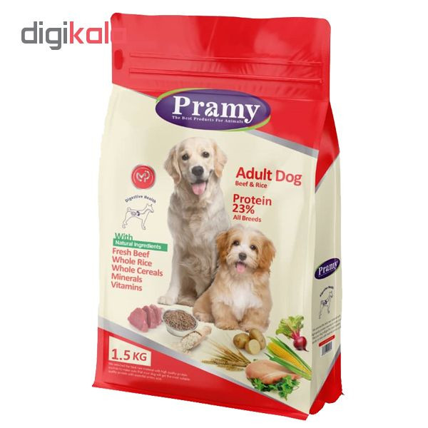 غذای خشک سگ پرامی مدل Adult Dog حجم 1.5 کیلوگرم