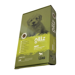 غذا خشک سگ گیلز مدل پاپی با طعم مرغ و گوشت وزن 1.5 کیلوگرم