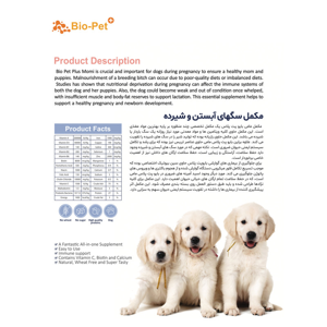 پودر مکمل بایو پت مدل Momi وزن 500 گرم