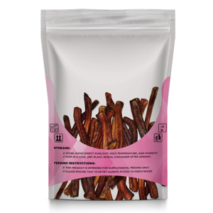 تشویقی سگ لوریتا مدل DRIED LAMB PIZZLE وزن 50 گرم