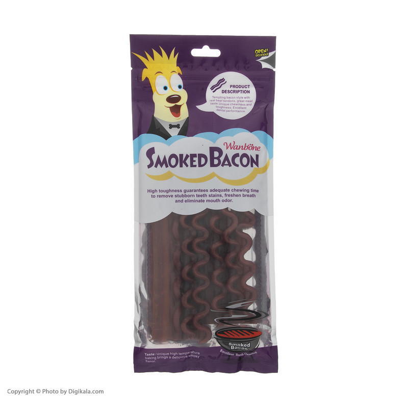 تشویقی سگ ون بن مدل Smoked Bacon 201663 کد 1227 وزن 100 گرم