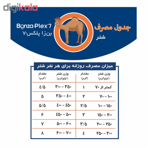 مکمل دام بن زا پلکس 7 کد 01 وزن 1 کیلوگرم
