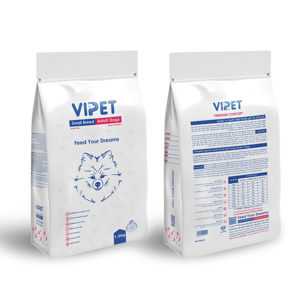 غذا خشک سگ بالغ وی پت مدل Small Breed با طعم مرغ و ماهی وزن 1.5 کیلوگرم