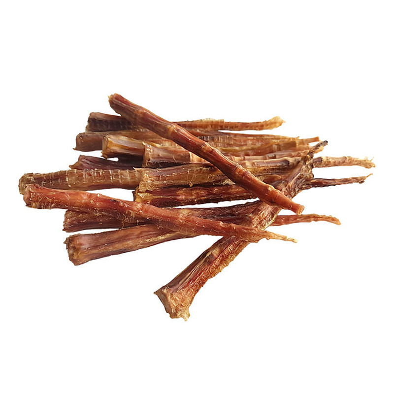 تشویقی سگ هاپومیل مدل دم گاو Beef Tail S وزن 100 گرم