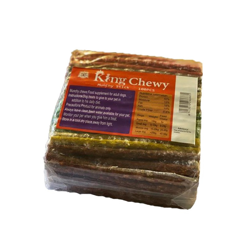 تشویقی سگ مانچی مدل king chewy وزن 700 گرم