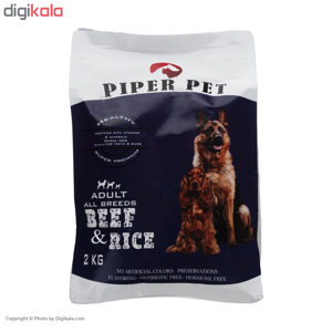 غذای خشک سگ پی پر مدل Beef and Rice وزن 2 کیلوگرم