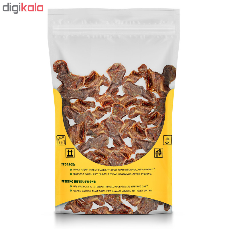 تشویقی سگ لوریتا مدل DRIED CHICKEN GIZZARDS وزن 100 گرم