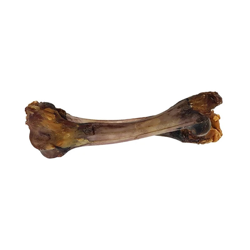 تشویقی سگ هاپومیل مدل قلم بره خشک کد Lamb Bone M وزن 100 گرم