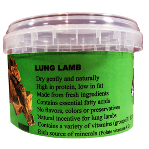 غذای تشویقی سگ مای پتز مدل SNACK LUNG LAMBS وزن 50 گرم