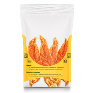 تشویقی سگ لوریتا مدل DRIED WHOLE CHICKEN FILLET وزن 60 گرم