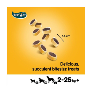 غذای تشویقی سگ پدیگری مدل Tasty Minis وزن 140 گرم
