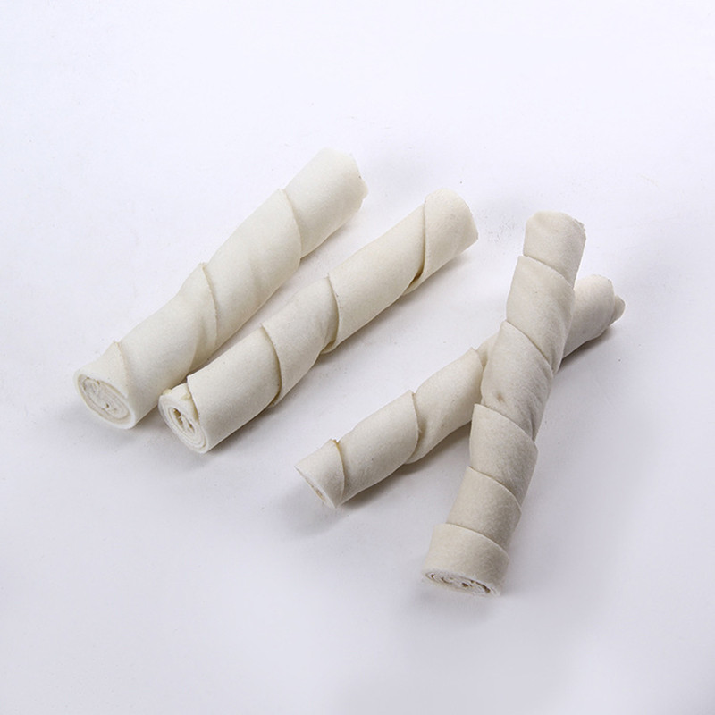 تشویقی سگ چانگ چانگ مدل bleached cowhide rolls وزن 120 گرم