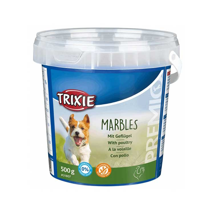 تشویقی سگ تریکسی مدل MARBLES وزن 500 گرم