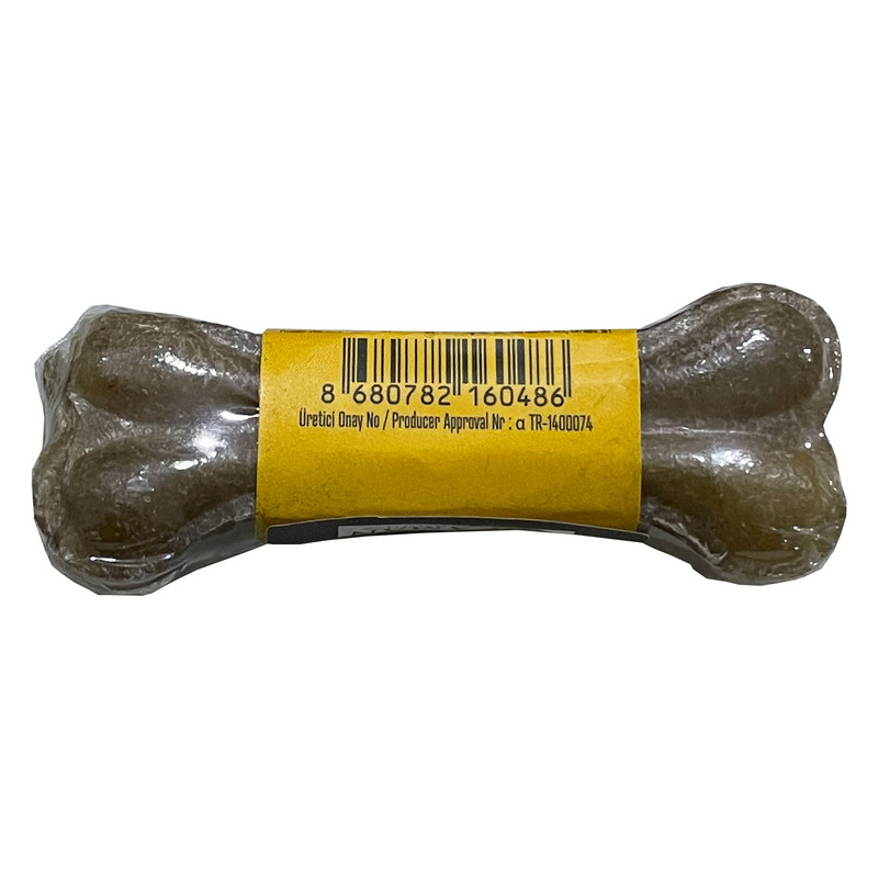 تشویقی سگ دلی بون مدل استخوانی XS 8cm natural وزن 40 گرم