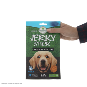 غذای تشویقی ووجی برند مدل Jerky Stick Milky 905817 کد 1529 وزن 70 گرم