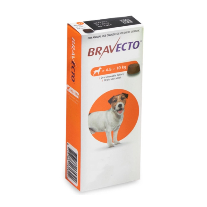 قرص ضدکک و کنه سگ نژاد کوچک براوکتو مدل Flea And Tick Chew For Small Dogs وزن ۲۵۰ میلی گرم