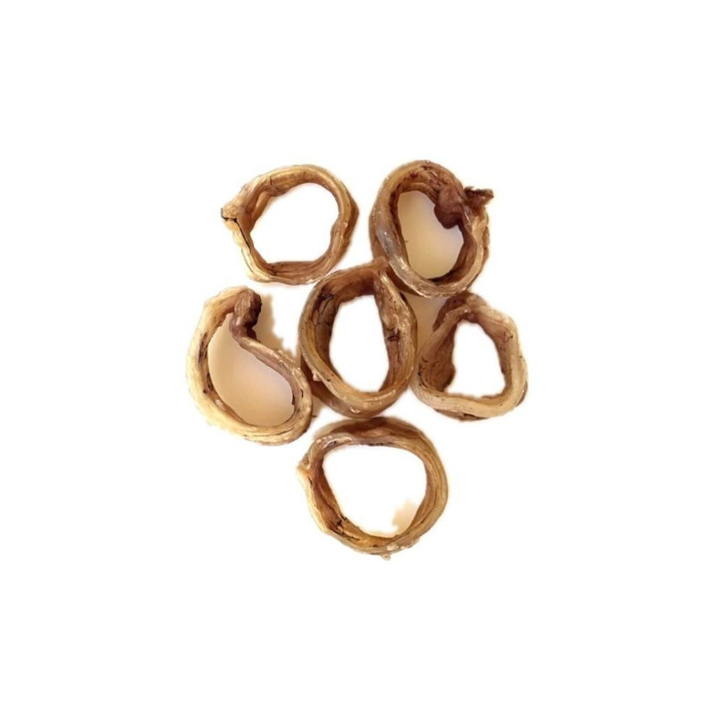 تشویقی سگ و گربه بالغ رکسی و لوسی مدل نای گوساله با طعم نای وزن ۲۰۰ گرمی