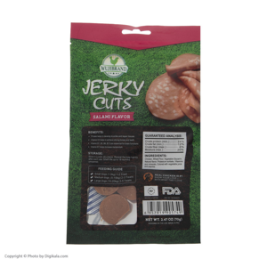 تشویقی سگ ووجی برند مدل Jerky Cuts کد 1522 وزن 70 گرم