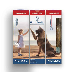 تشویقی سگ فیلی مال مدل Lamb Leg وزن 230 گرم بسته 2 عددی