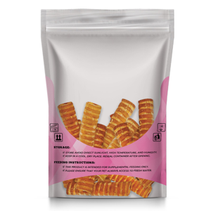 تشويقي سگ لوريتا مدل DRIED LAMB TRACHEA وزن ٥٠ گرم